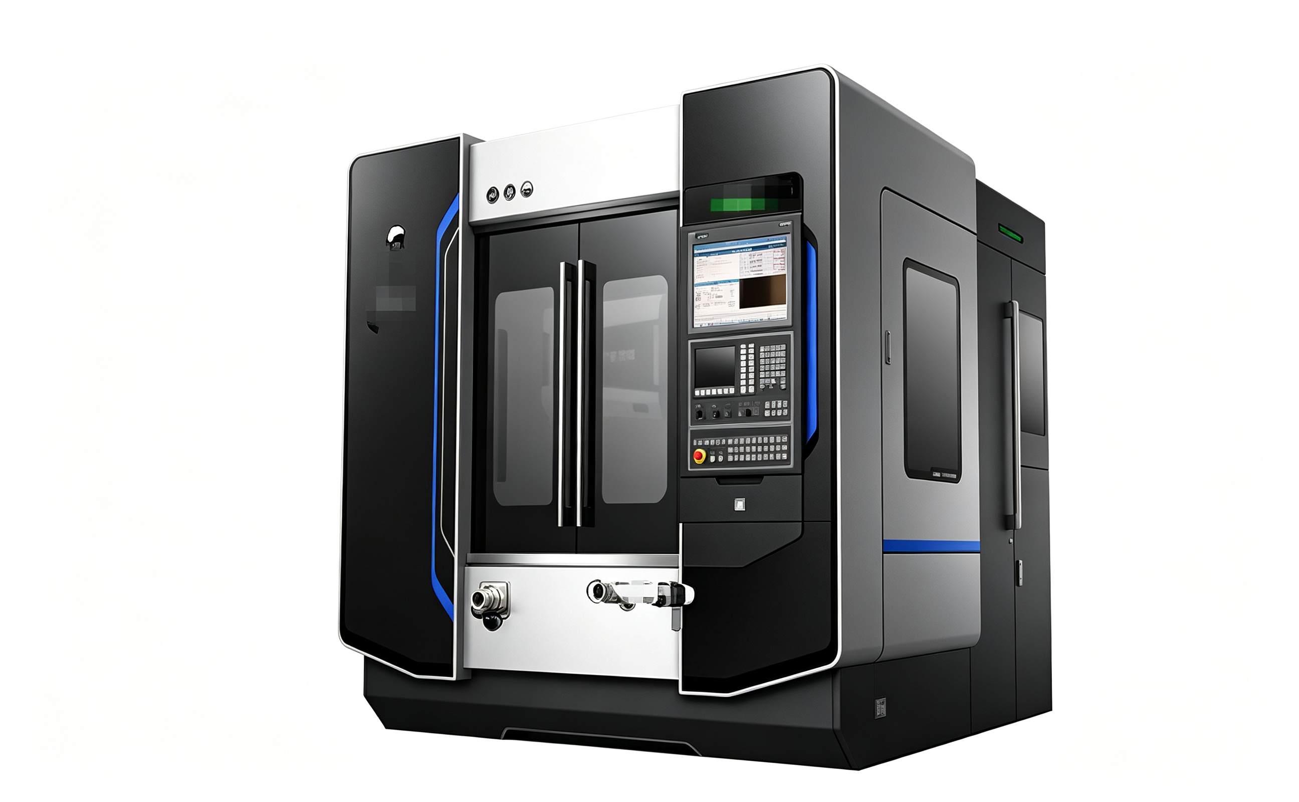 Five axis laser processing machine tool